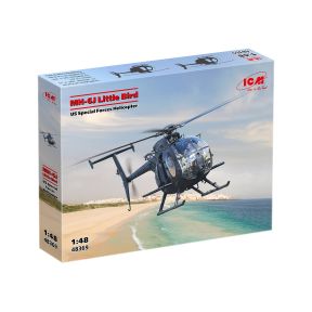 ICM 48369 MH-6J Little Bird Helicopter Plastic Kit