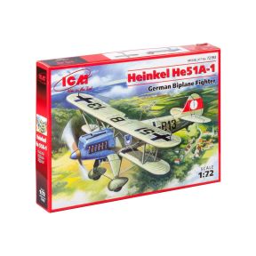 ICM 72193 Heinkel HE-51A-1 Plastic Kit