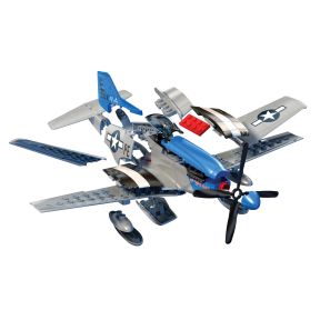 Airfix J6046 Quickbuild P51 Mustang D-Day Stripes