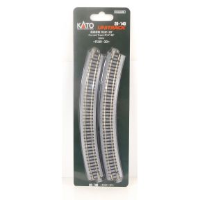 Kato K20-140 N Gauge Unitrack (R381-30) Curved Track 30 Degree (Pack Of 4)