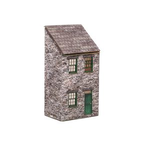 Scale Model Scenery KX070 OO Gauge Low-Relief Terraced Shop Laser Cut Kit