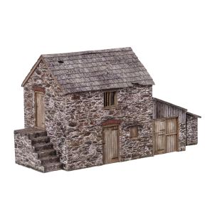 Scale Model Scenery KX084 OO Gauge Polsue Barn Laser Cut Kit