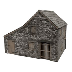 Scale Model Scenery KX098 OO Gauge Old Dairy Laser Cut Kit