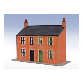 Peco LK-206 OO Gauge Low Relief Victorian House Fronts Laser Cut Kit