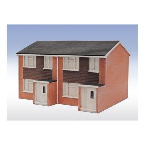 Peco LK-214 OO Gauge 1960s Semi-Detached Houses Laser Cut Kit