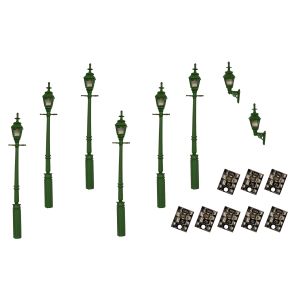 DCC Concepts LML-VPGGR OO Gauge Gas Lamps Value Pack
