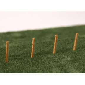 Scale Model Scenery LX058 OO Gauge 4ft Fence Posts Pre-drilled Laser Cut Kit