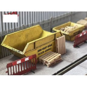 Scale Model Scenery LX110 OO Gauge Rubbish Skips Laser Cut Kit