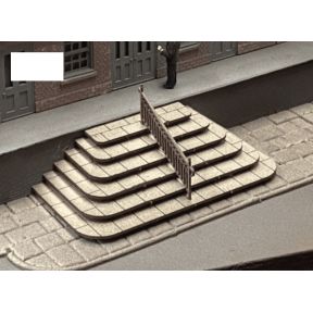 Scale Model Scenery LX333 OO Gauge Platform Steps Laser Cut Kit