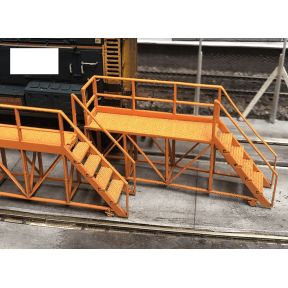 Scale Model Scenery LX446 OO Gauge Locomotive Access Platforms Laser Cut Kit