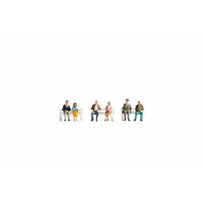 Noch N45242 TT Gauge Pack Of 6 Seated Passengers