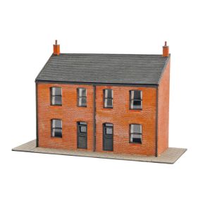 Peco NB-306 N Gauge Victorian House Fronts Laser Cut Kit