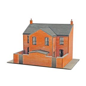 Peco NB-307 N Gauge Victorian House Backs Laser Cut Kit