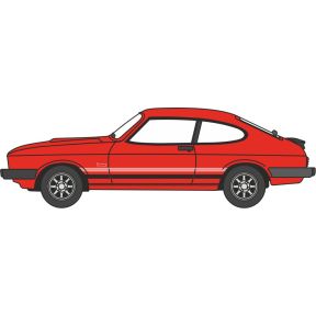 Oxford Diecast NCAP004 N Gauge Ford Capri Mk3 Sebring Red