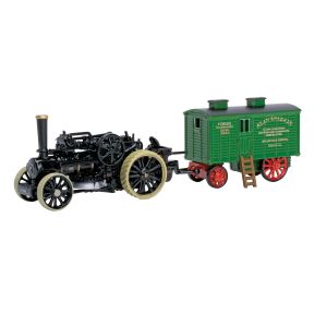 Oxford Diecast NFBB001 N Gauge Fowler BB1 Ploughing Engine No.15222 'Bristol Rover' With Living Wagon