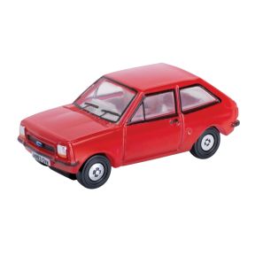 Oxford Diecast NFF001 N Gauge Ford Fiesta Mk1 Venetian Red