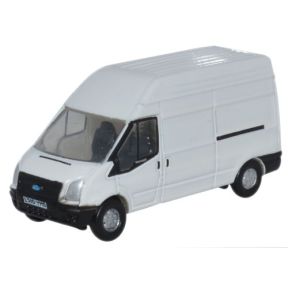 Oxford Diecast NFT006 N Gauge Ford Transit Van LWB White