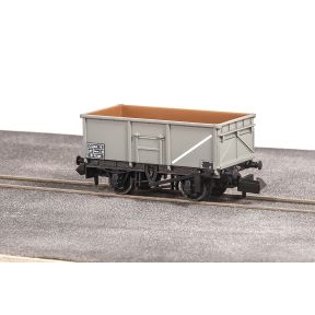 Peco NR-1000B N Gauge BR 16 Ton Steek Mineral Wagon Unfittted BR Grey