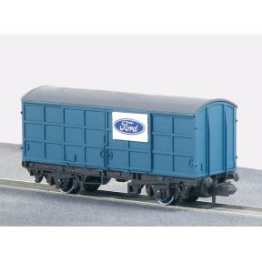 Peco NR-P55 N Gauge Pallet Van Ford Blue