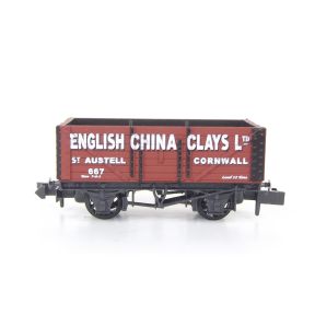 Peco NR-P928B N Gauge 7 Plank China Clay Wagon CMC Exclusive