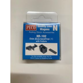 Peco NR-102 Elsie' (ELC) Couplings Hardlon mouldings