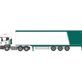 Oxford Diecast NSHL03WF N Gauge Scania Highline Walking Floor A W Jenkinson