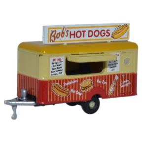 Oxford Diecast NTRAIL001 N Gauge Mobile Trailer Bobs Hot Dogs