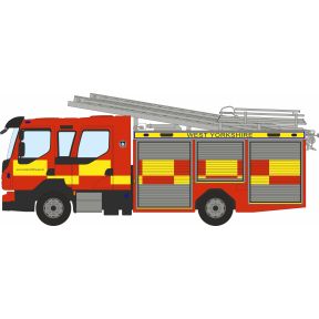 Oxford Diecast NVEO001 N Gauge Volvo FL Emergency One West Yorkshire Fire & Rescue