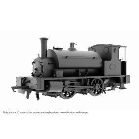 Oxford Rail OR76CRP001 OO Gauge CR Class 264/611 0-4-0 Tank 266 CR Lined Black