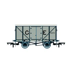 Oxford Rail OR76GEGV001B OO Gauge GER 10T Covered Van GER Grey 32379