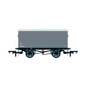 Oxford Rail OR76GEGV004 OO Gauge GER 10 Ton Covered Van Post 1936 LNER Grey 632046