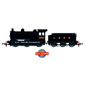 Oxford Rail OR76J26001XS Oxford Rail LNER J26 0-6-0 1057 LNER Black Sound Fitted