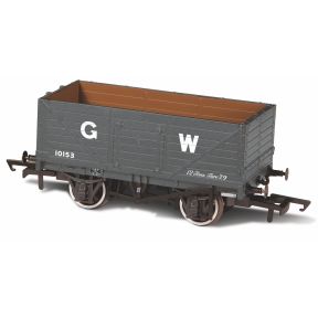 Oxford Rail OR76MW7034 OO Gauge 7 Plank Wagon GW Grey No.10153