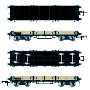 Oxford Rail OR76PIL004A OO Gauge BR Pilchard Wagon BR Unpainted DB990090