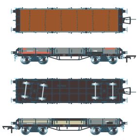 Oxford Rail OR76PIL007W OO Gauge BR Pilchard Wagon BR Grey With Condemned Markings DB990053