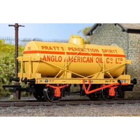 Oxford Rail OR76TK2011 OO Gauge 12 Ton Tank Wagon Pratt's Perfection Spirit No.795
