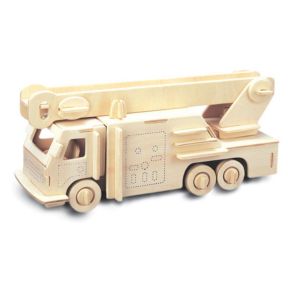 Quay P103 Fire Engine Woodcraft Construction Kit