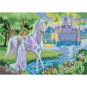 Royal And Langnickel PJL20 Fairy Castle Painting By Numbers