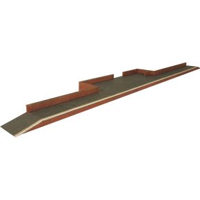 Metcalfe PO216 OO Gauge Red Brick Platform Card Kit