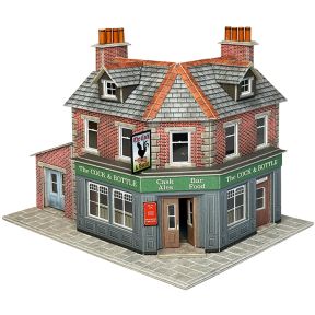 Metcalfe PO308 OO Gauge Brick Corner Shop Or Pub Card Kit