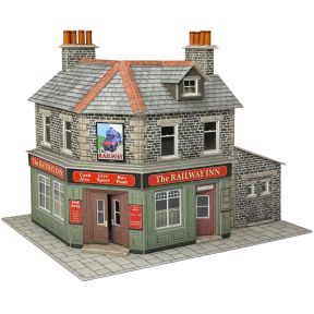 Metcalfe PO309 OO Gauge Stone Corner Shop Or Pub Card Kit