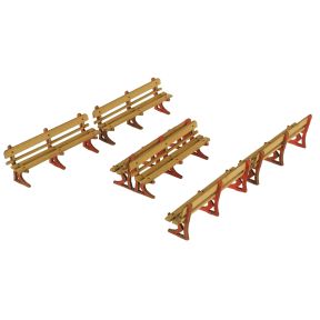 Metcalfe PO502 OO Gauge Platform Benches Card Kit