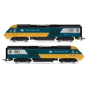 Hornby R30239 OO Gauge Class 43 HST Power Cars 43042 And 43043 BR Intercity Blue And Yellow