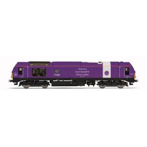 Hornby R30333 OO Gauge Class 67 67007 'Queens Jubilee' DB Cargo