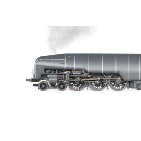 Hornby R30352SS OO Gauge LNER W1 Hush Hush 4-6-4 10000 LNER Grey With Steam Generator