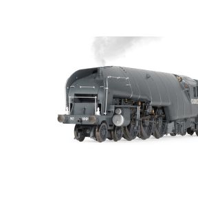 Hornby R30352SS OO Gauge LNER W1 Hush Hush 4-6-4 10000 LNER Grey With Steam Generator
