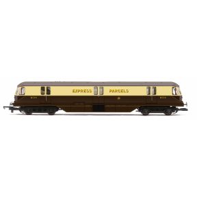 Hornby R30384 OO Gauge GW Parcels Railcar No.34 GW Chocolate And Cream