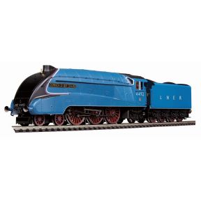 Hornby R30422 OO Gauge LNER A4 4-6-2 4492 'Dominion of New Zealand' LNER Blue Dublo Metal Body