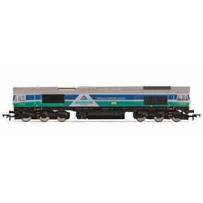 Hornby R30428 OO Gauge RailRoad Plus Class 66 66711 'Sence' GBRf Aggregate