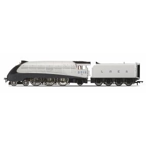Hornby R30459 OO Gauge LNER A4 4-6-2 2512 'Silver Fox' Silver Jubilee Livery Hornby Dublo Body